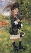 Girl with Parasol (Aline Nunes) Pierre Renoir